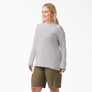 Dickies Plus Cooling Performance Sun Shirt Gri | FCUY7580