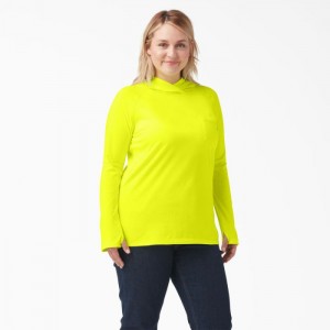 Dickies Plus Cooling Performance Sun Shirt Galbeni Deschis | VLCY4329