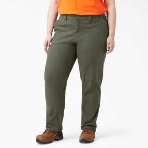 Dickies Plus FLEX Relaxed Drept Fit Duck Carpenter Pants Regular | FNWI7295