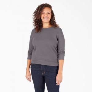 Dickies Plus Long Sleeve Thermal Shirt Gri Inchis | LYKO1585
