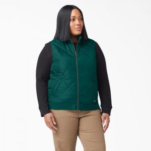 Dickies Plus Matlasat Vest Verzi | RQDD5844
