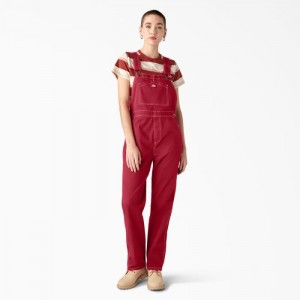 Dickies Regular Fit Bib Overalls Rosii | TOKQ5821