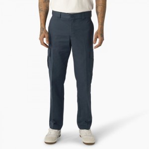 Dickies Regular Fit Cargo Pants Airforce w / Contrast Stitching | WQQJ0892