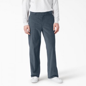 Dickies Regular Fit Corduroy Pants Albastri | SQEO7801