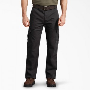 Dickies Regular Fit Duck Cargo Pants Negrii | WXJV5917