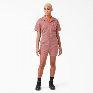 Dickies Regular Fit Ripstop Shortalls Rinsed Rosette | RHMM9884