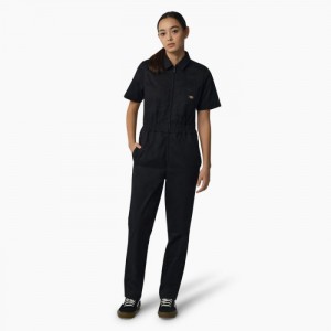 Dickies Regular Fit Vale Coveralls Negrii | KZZO6989