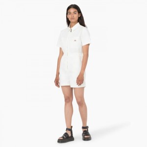 Dickies Regular Fit Vale Shortalls Cloud | LIVU1828