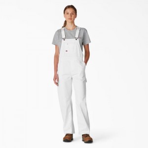 Dickies Relaxed Fit Bib Overalls Albi | XNKQ2687