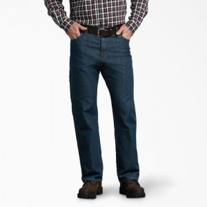 Dickies Relaxed Fit Carpenter Jeans Kaki | LYXI8021