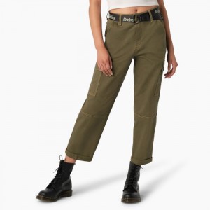 Dickies Relaxed Fit Contrast Stitch Cropped Cargo Pants Regular | GHKQ8660