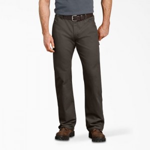 Dickies Relaxed Fit Duck Carpenter Pants Masline Verzi Verzi | BENC7995
