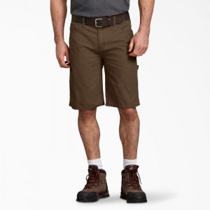 Dickies Relaxed Fit Duck Carpenter Shorts, 11" Maro | KFJK9135