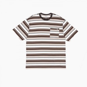 Dickies Relaxed Fit In Dungi Pocket T-Shirt Ciocolata Maro | DFBH2427