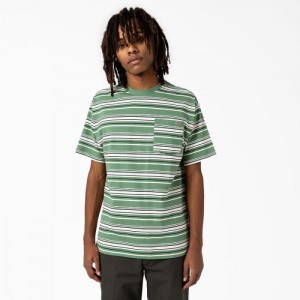 Dickies Relaxed Fit In Dungi Pocket T-Shirt Verzi Inchis | CZFF4980
