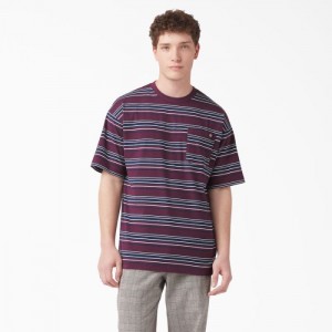 Dickies Relaxed Fit In Dungi Pocket T-Shirt Violet Visinii | JZHY8297