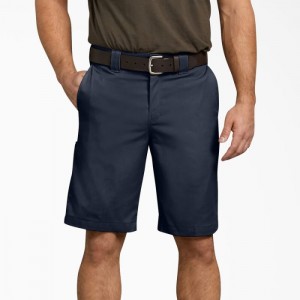 Dickies Relaxed Fit Lucru Shorts, 11" Bleumarin | HROU8966