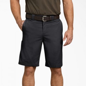 Dickies Relaxed Fit Lucru Shorts, 11" Negrii | LZFB0751