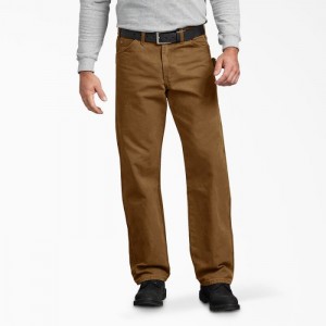 Dickies Relaxed Fit Sanded Duck Carpenter Pants Maro | HCYX5966