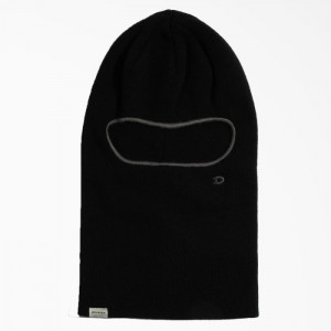 Dickies Rib Knit Balaclava Negrii | JUYP5567