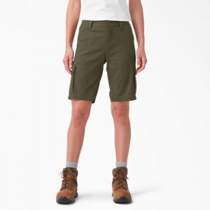 Dickies Ripstop Cargo Shorts, 9" Verzi | LHBF7459