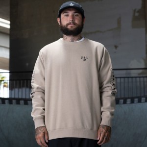Dickies Ronnie Sandoval Relaxed Fit Sweatshirt Maro | BZEU0769