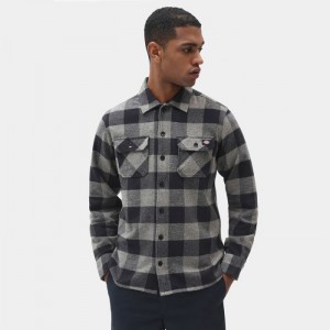 Dickies Sacramento Shirt Gri | XPUU7913