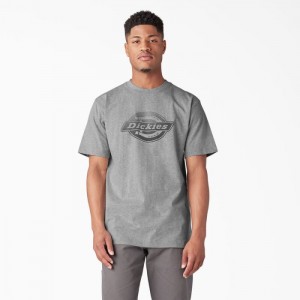 Dickies Scurte Sleeve Logo Grafice T-Shirt Gri | TRKC5787