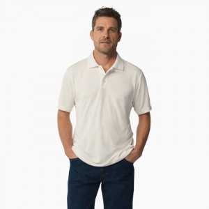 Dickies Scurte Sleeve Performance Polo Shirt Albi | MIPA9143