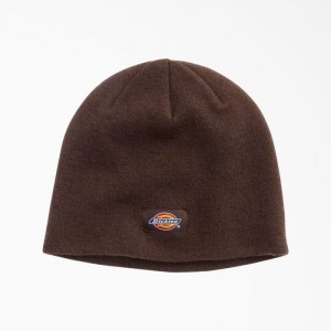 Dickies Skull Beanie Maro Inchis | QBDY9225