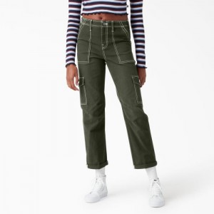 Dickies Slab Fit Cuffed Cargo Pants Regular | UJUL0042