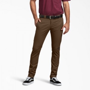 Dickies Slab Fit Double Knee Lucru Pants Maro | ZNHY3113