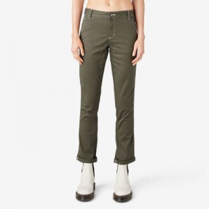 Dickies Slim Drept Fit Roll Hem Carpenter Pants Regular | JDIV8944