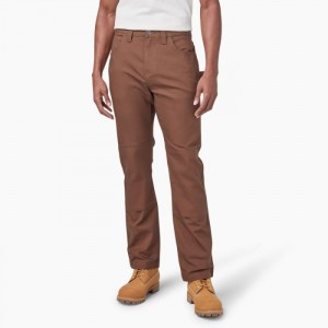 Dickies Slim Fit Duck Panza Double Knee Pants Maro | RNRH1597