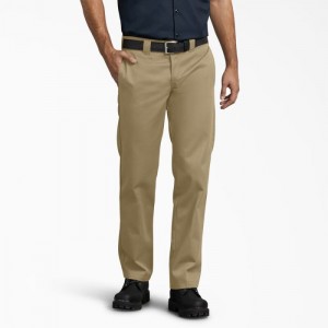Dickies Slim Fit Lucru Pants Kaki | NJKB8288