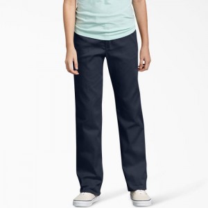Dickies Slim Fit Pants, 4-20 Bleumarin | CBVU1248
