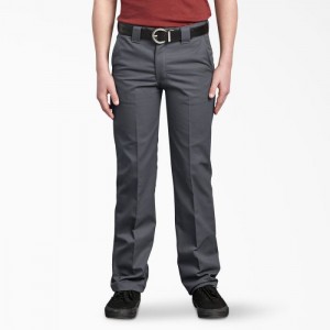 Dickies Slim Fit Pants, 4-20 Gri | ITUU5881