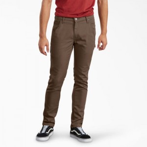 Dickies Slim Fit Tapered Leg Carpenter Duck Pants Maro | DKXM8358