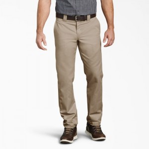 Dickies Slim Fit Tapered Leg Multi-Use Pocket Lucru Pants Maro | QNVY1420