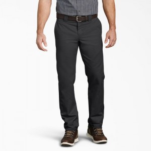 Dickies Slim Fit Tapered Leg Multi-Use Pocket Lucru Pants Negrii | PQVS9248