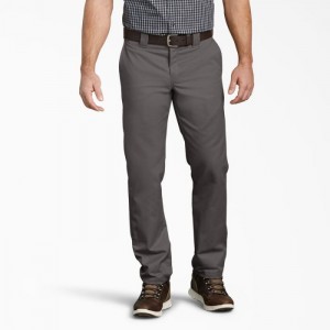 Dickies Slim Fit Tapered Leg Multi-Use Pocket Lucru Pants Gri | WSNQ1667