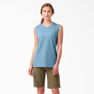 Dickies Tank Top Albastri | LZZF6591