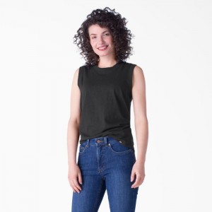 Dickies Tank Top Negrii | DDIF9703