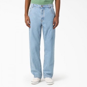 Dickies Thomasville Loose Fit Jeans Albastri Deschis | UTJF7792