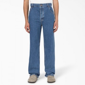Dickies Thomasville Loose Fit Jeans Albastri Deschis | CLCZ7752