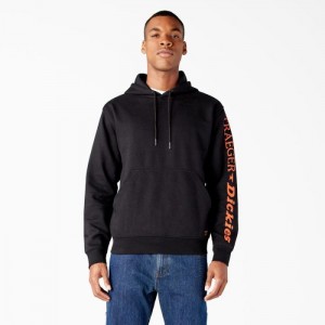 Dickies Traeger x Dickies Grafice Hoodie Negrii | ZYAN1865