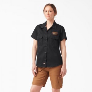 Dickies Traeger x Dickies Ultimate Grilling Shirt Negrii | JFSX2838