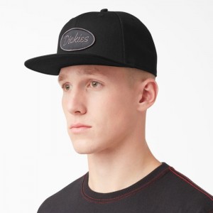 Dickies Twill Plati Bill Cap Negrii | ADOT8432