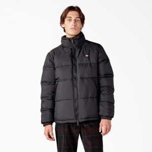 Dickies Waldenburg Puffer Jacket Negrii | YKVI7630