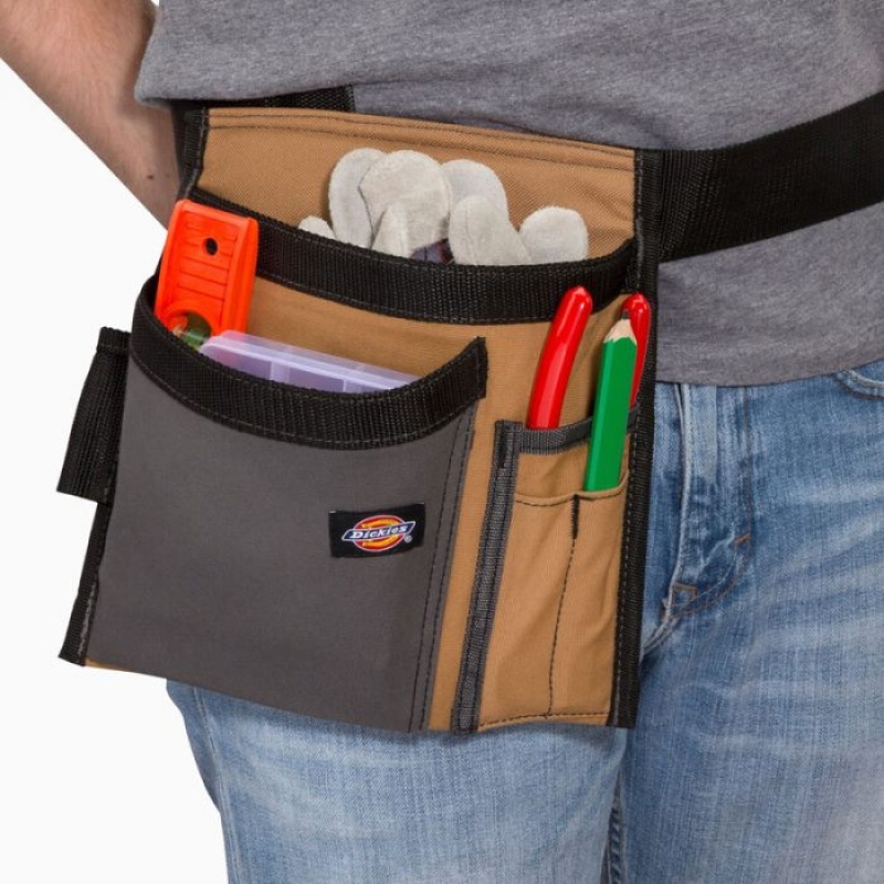 Dickies 5-Pocket Lucru Apron with Tool Pouch Maro | LRMC9555